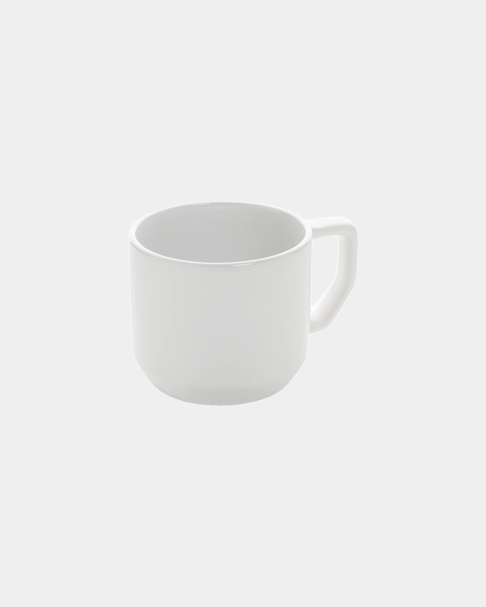 Promotional ceramic mug 350ml modern design - White