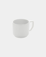 Promotional ceramic mug 350ml modern design - White