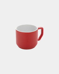 Promotional ceramic mug 350ml modern design - Red