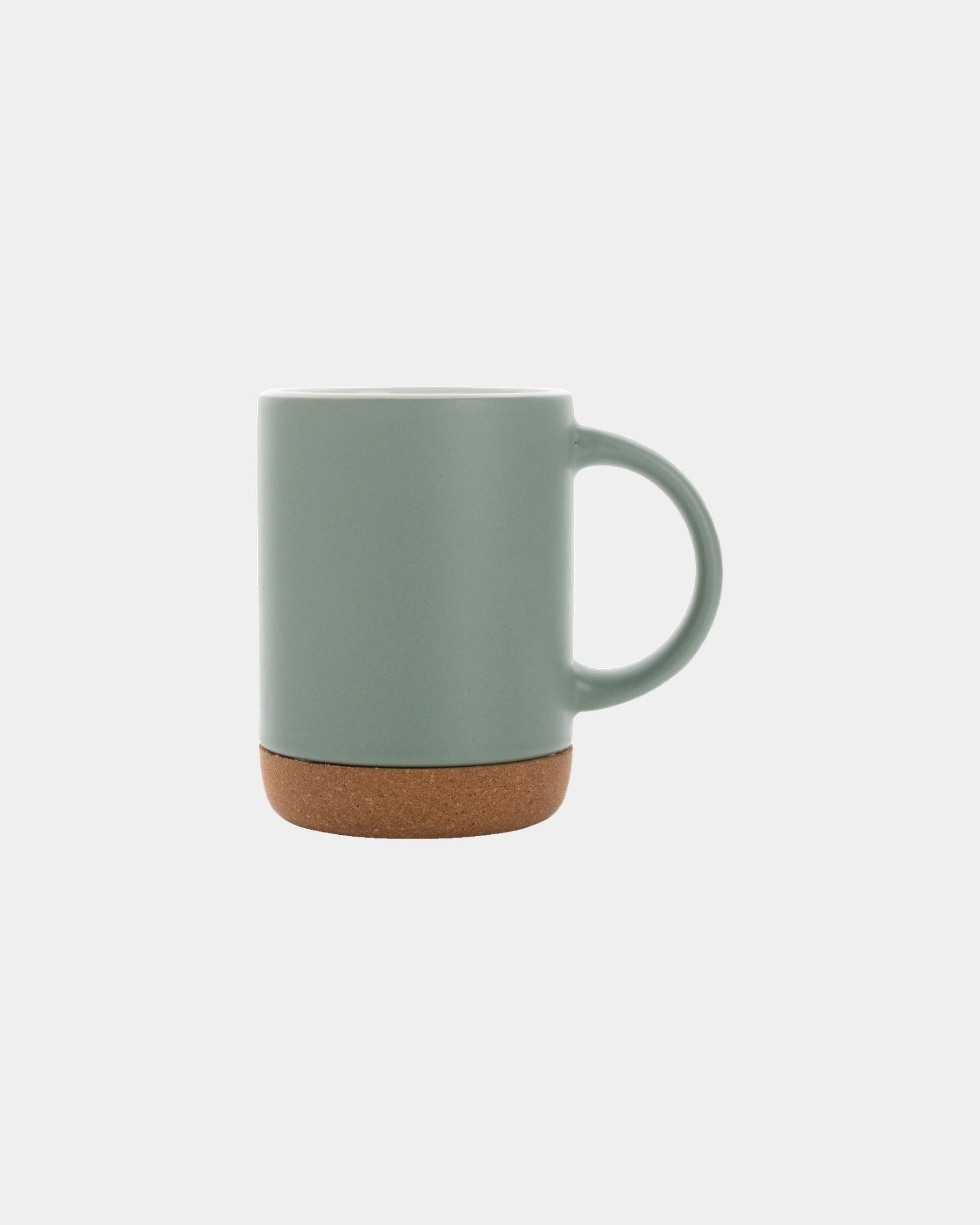 Promotional ceramic mug 280ml with cork base