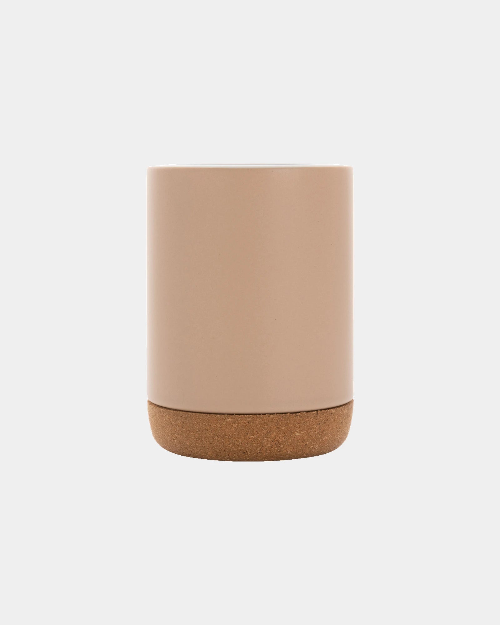 Promotional ceramic mug 280ml with cork base
