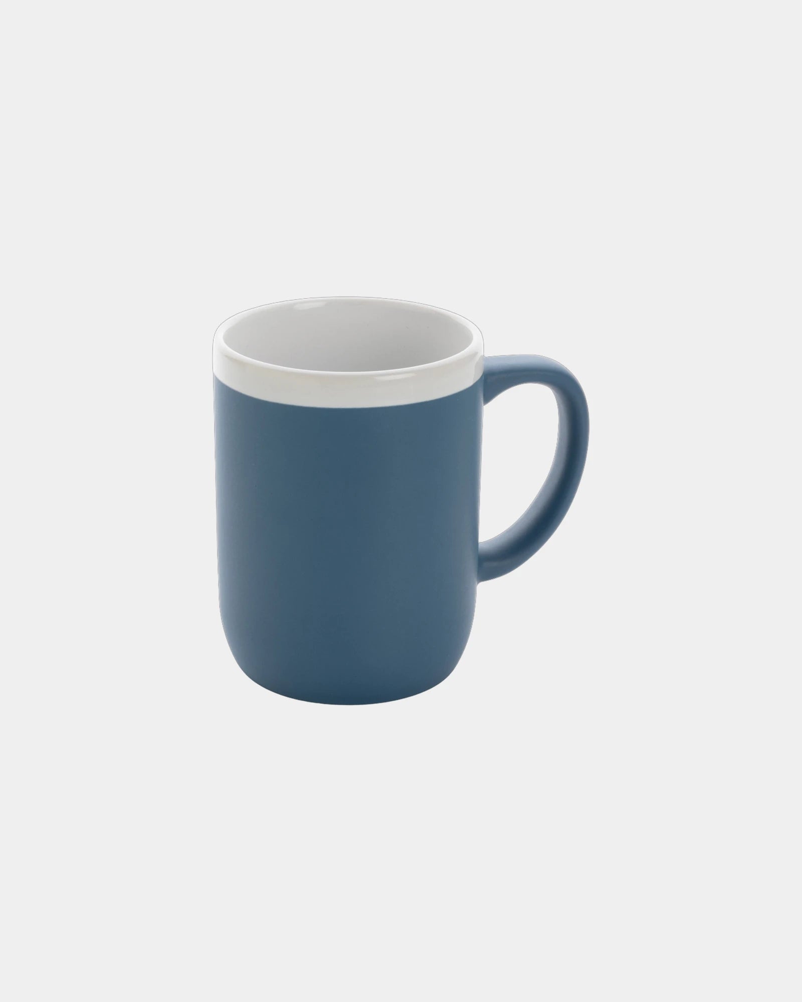 Custom ceramic mug 300ml with white rim - Blue