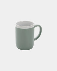 Custom ceramic mug 300ml with white rim - Green