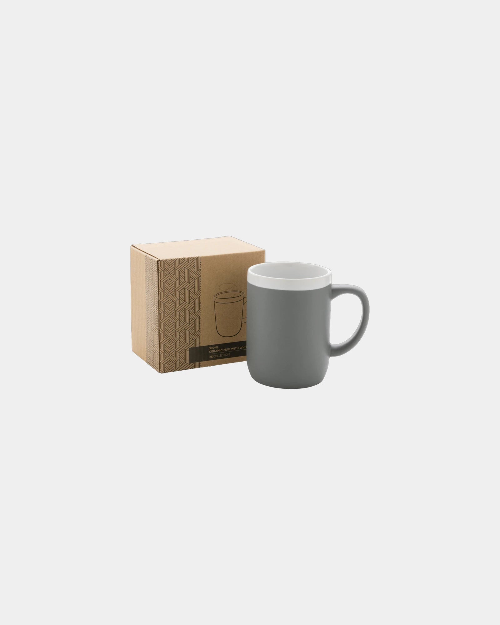 Custom ceramic mug 300ml with white rim - 6
