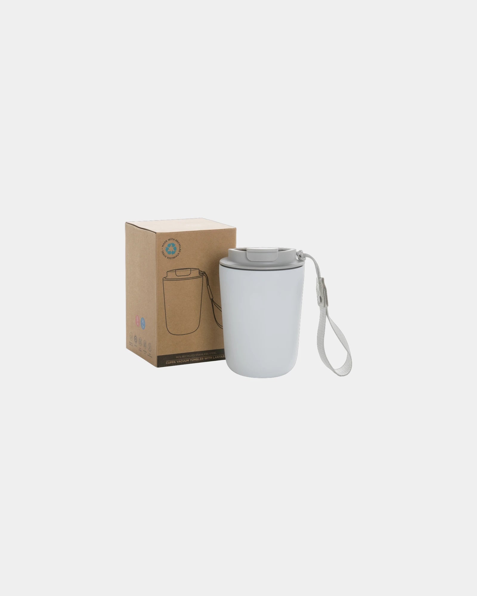 Promotional recycled stainless steel Cuppa mug 380ml - 7