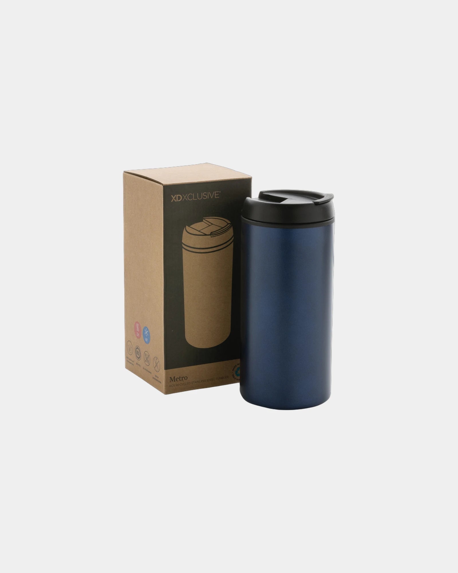 Custom recycled stainless steel mug 300ml - 22