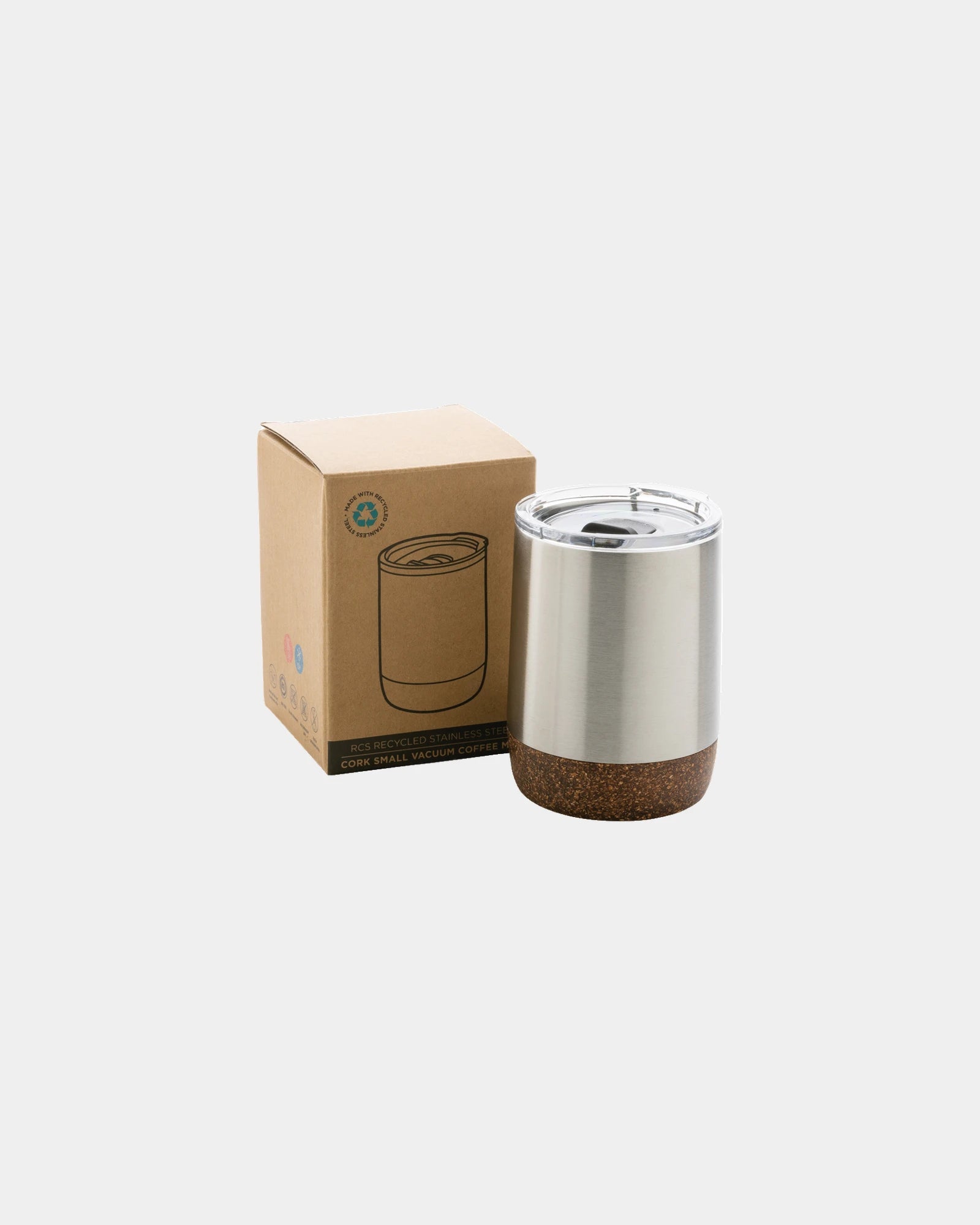 Promotional recycled stainless steel coffee cup