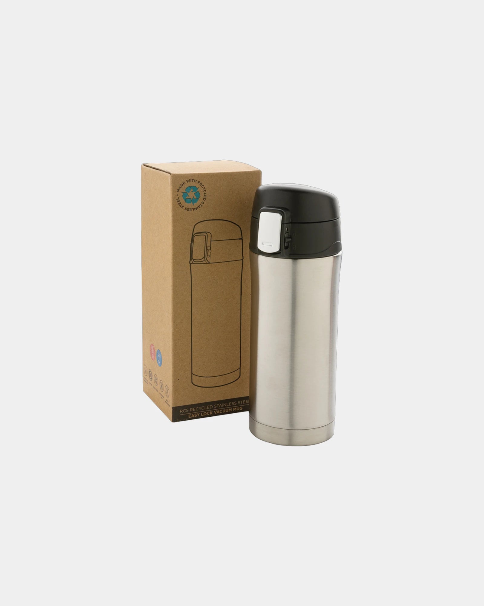 Custom recycled stainless steel mug 300ml - 9