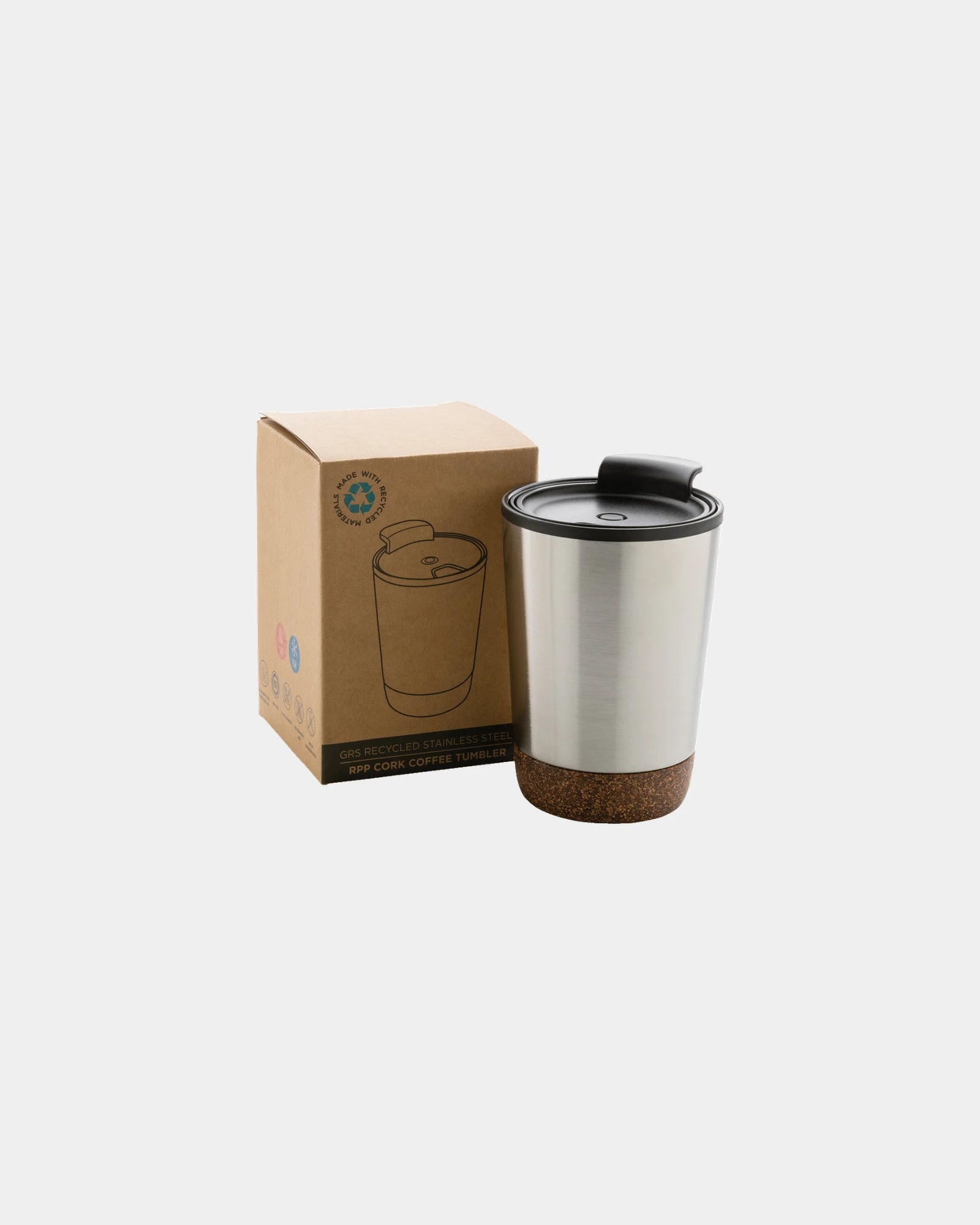 Promotional recycled stainless steel coffee mug