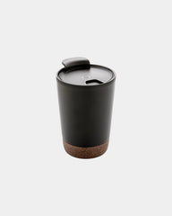 Promotional recycled stainless steel coffee mug - Black
