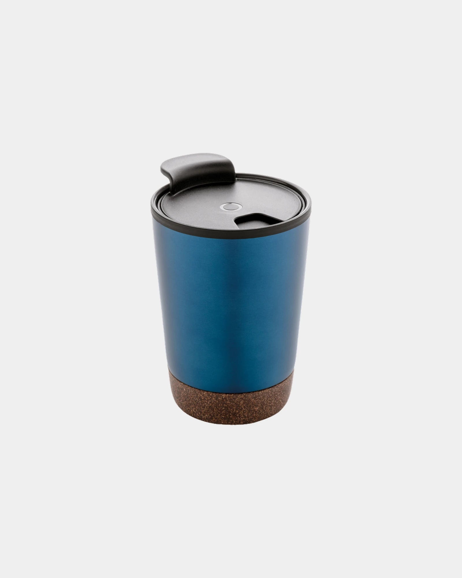 Promotional recycled stainless steel coffee mug - Blue
