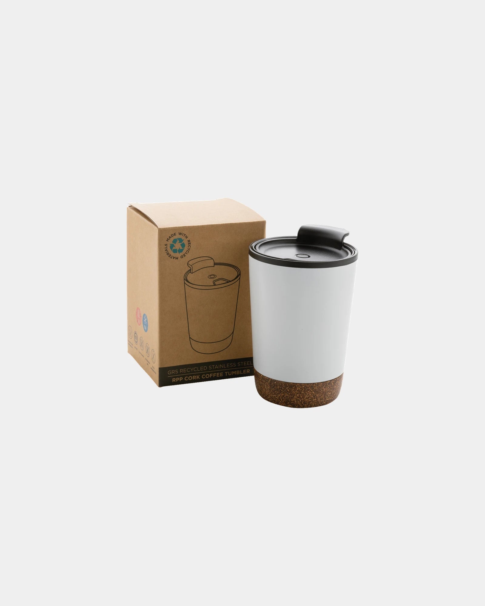Promotional recycled stainless steel coffee mug