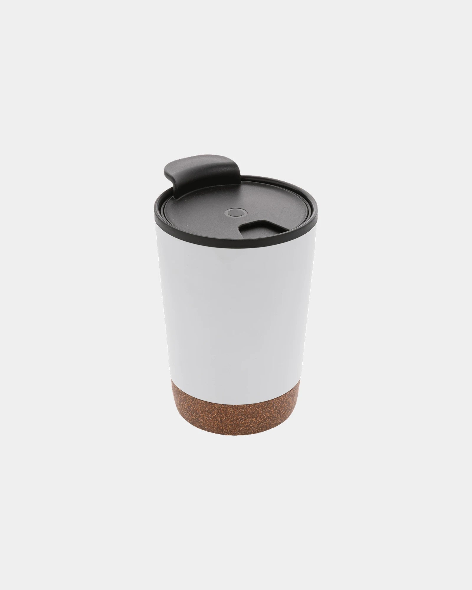 Promotional recycled stainless steel coffee mug - White