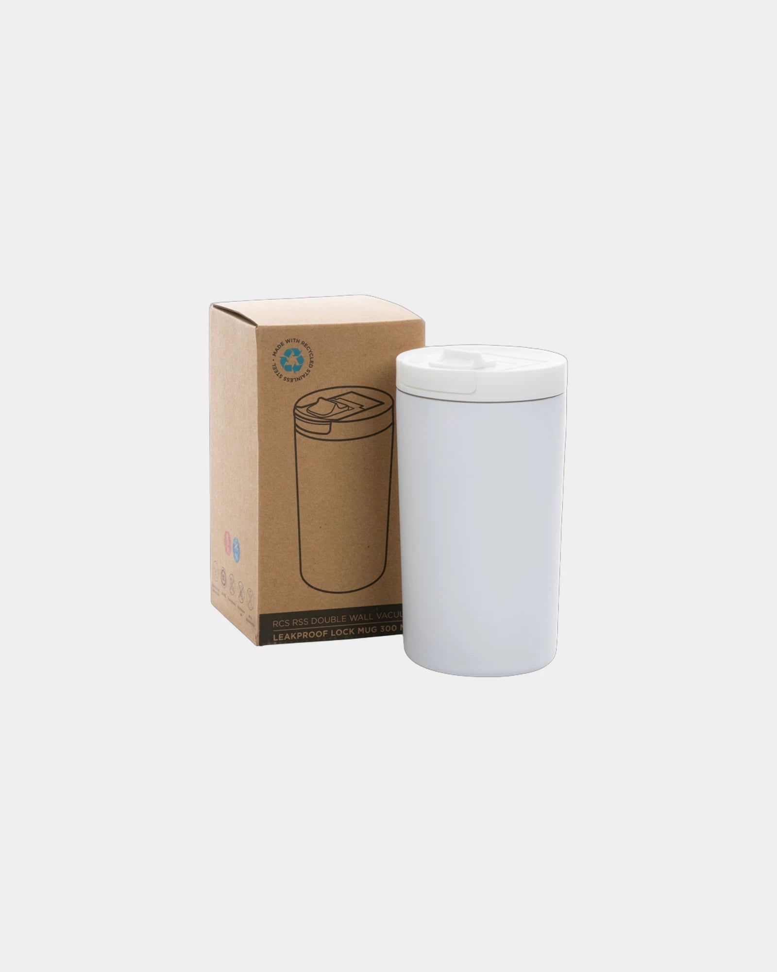Promotional recycled stainless steel mug 300ml - 11