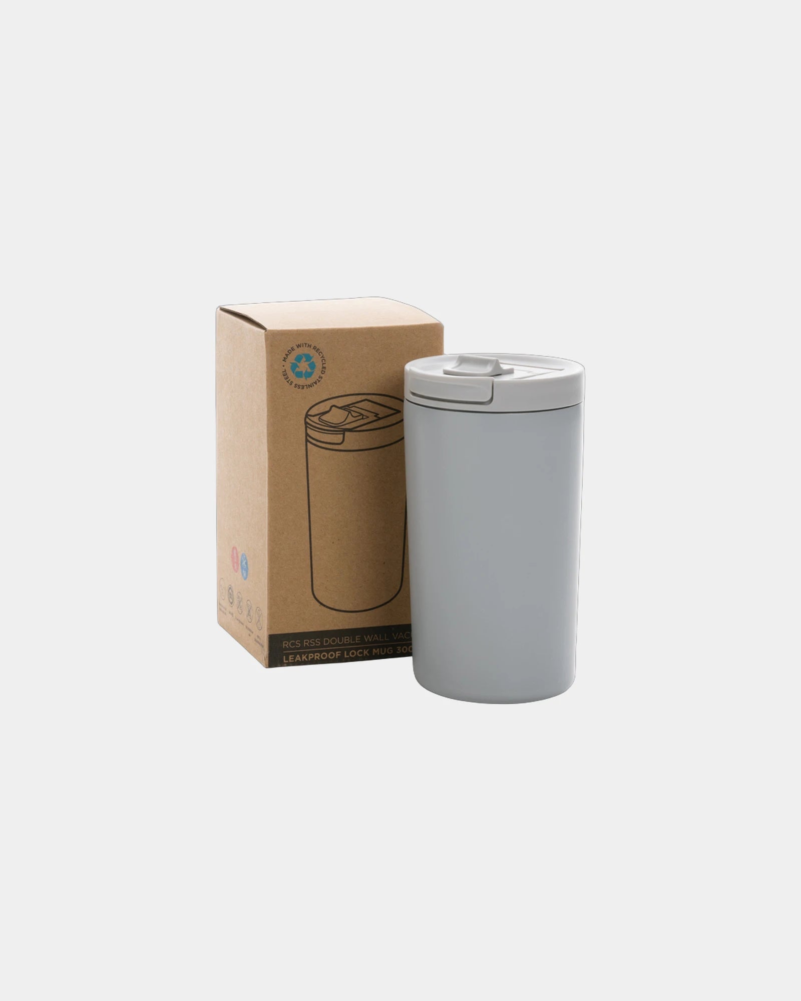 Promotional recycled stainless steel mug 300ml - 5
