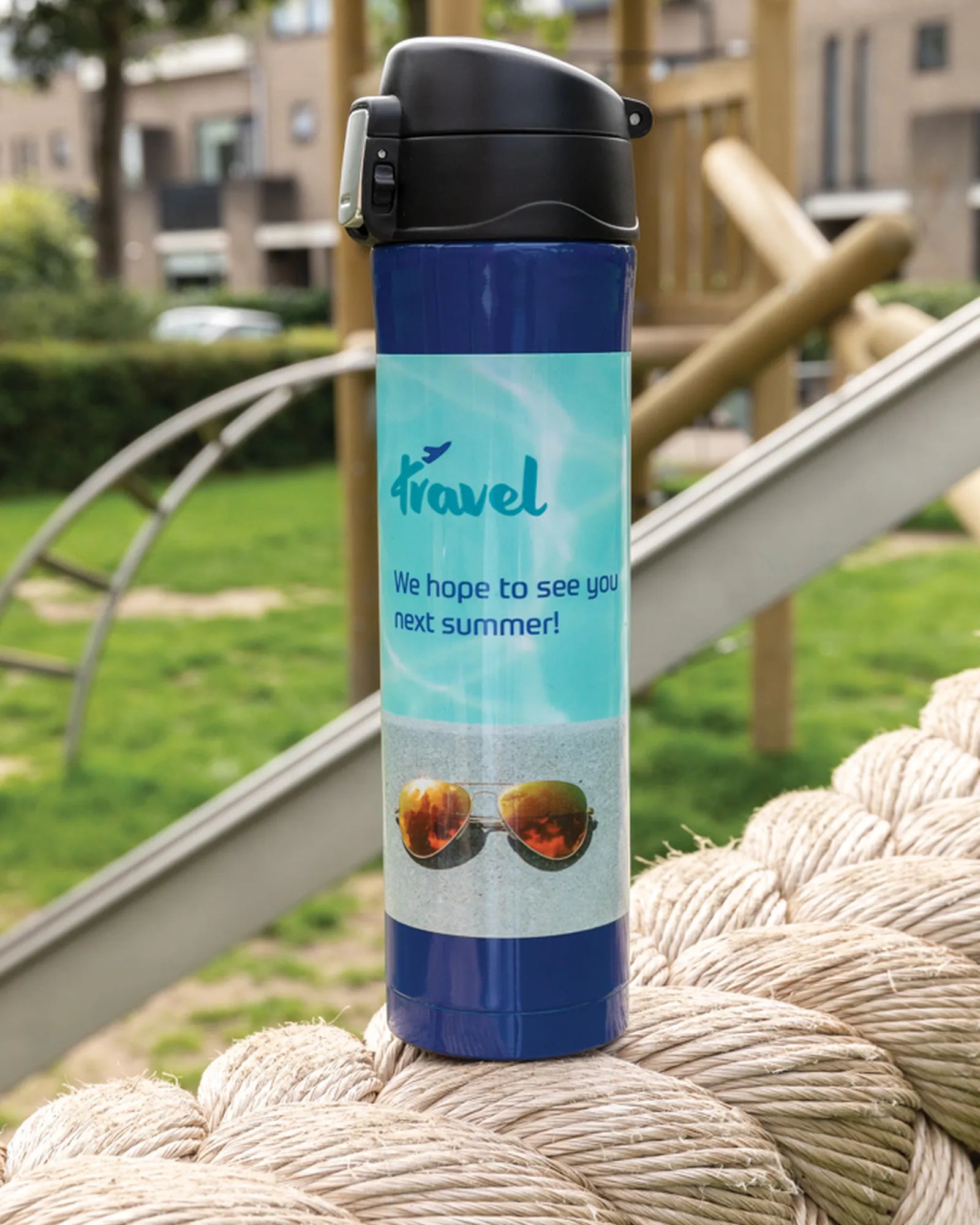 Custom insulated stainless steel thermos bottle 450ml - 33