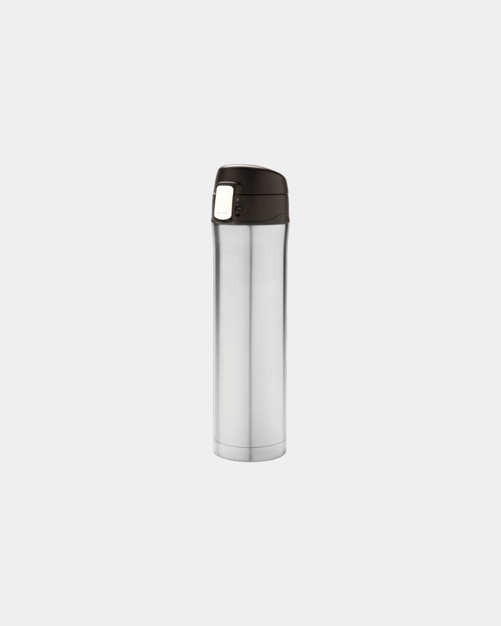 Custom insulated stainless steel thermos bottle 450ml - Silver