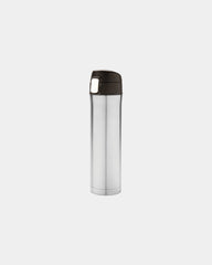 Custom insulated stainless steel thermos bottle 450ml - Silver