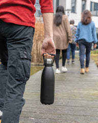 Promotional recycled stainless steel 1.5L water bottle - 5