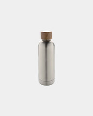 Promotional recycled stainless steel 500ml water bottle - Silver
