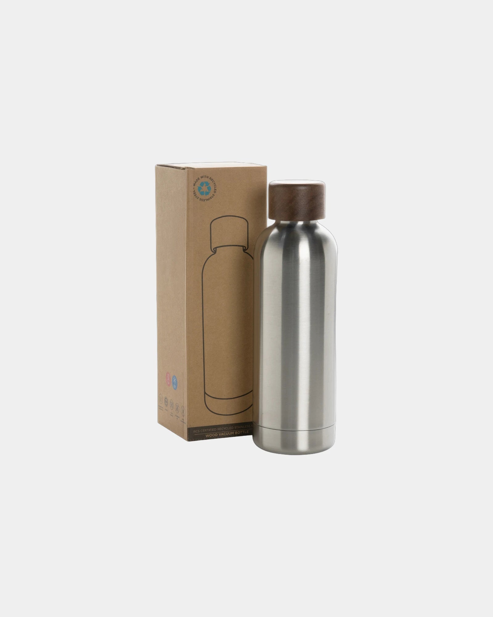 Promotional recycled stainless steel 500ml water bottle - 7