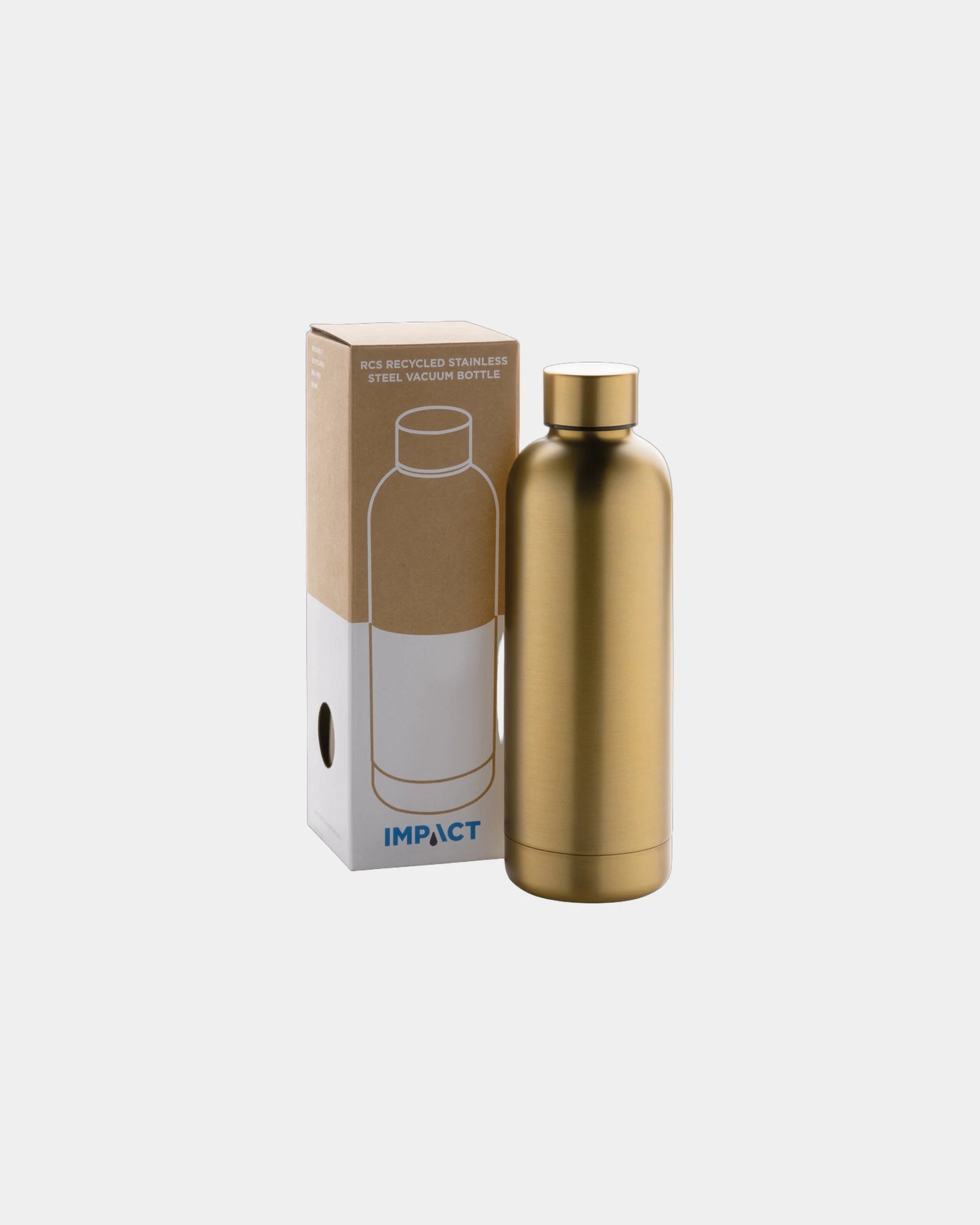 Promotional recycled stainless steel 500ml water bottle - 28