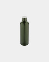 Promotional recycled stainless steel 500ml water bottle - Green