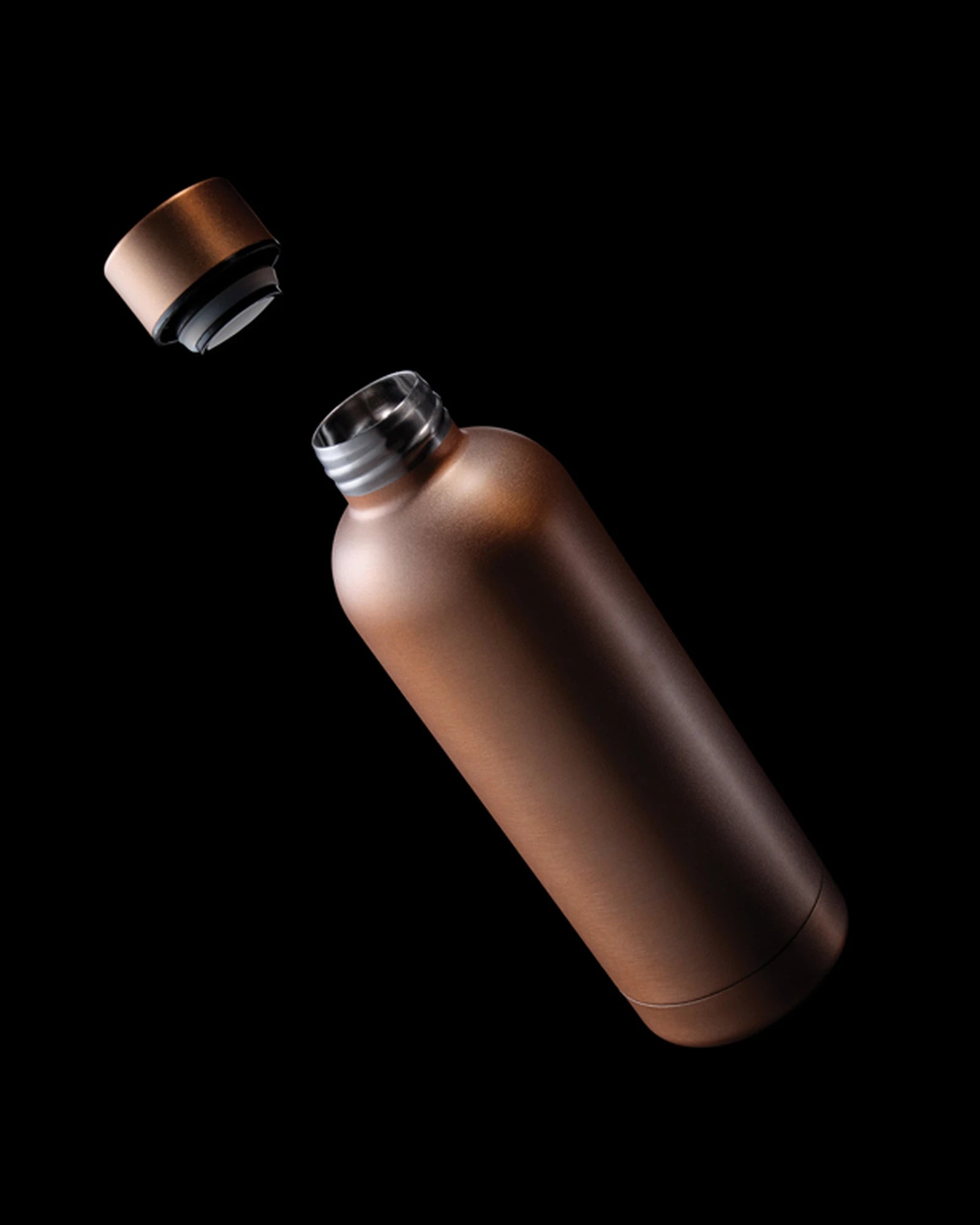 Promotional recycled stainless steel 500ml water bottle - 45