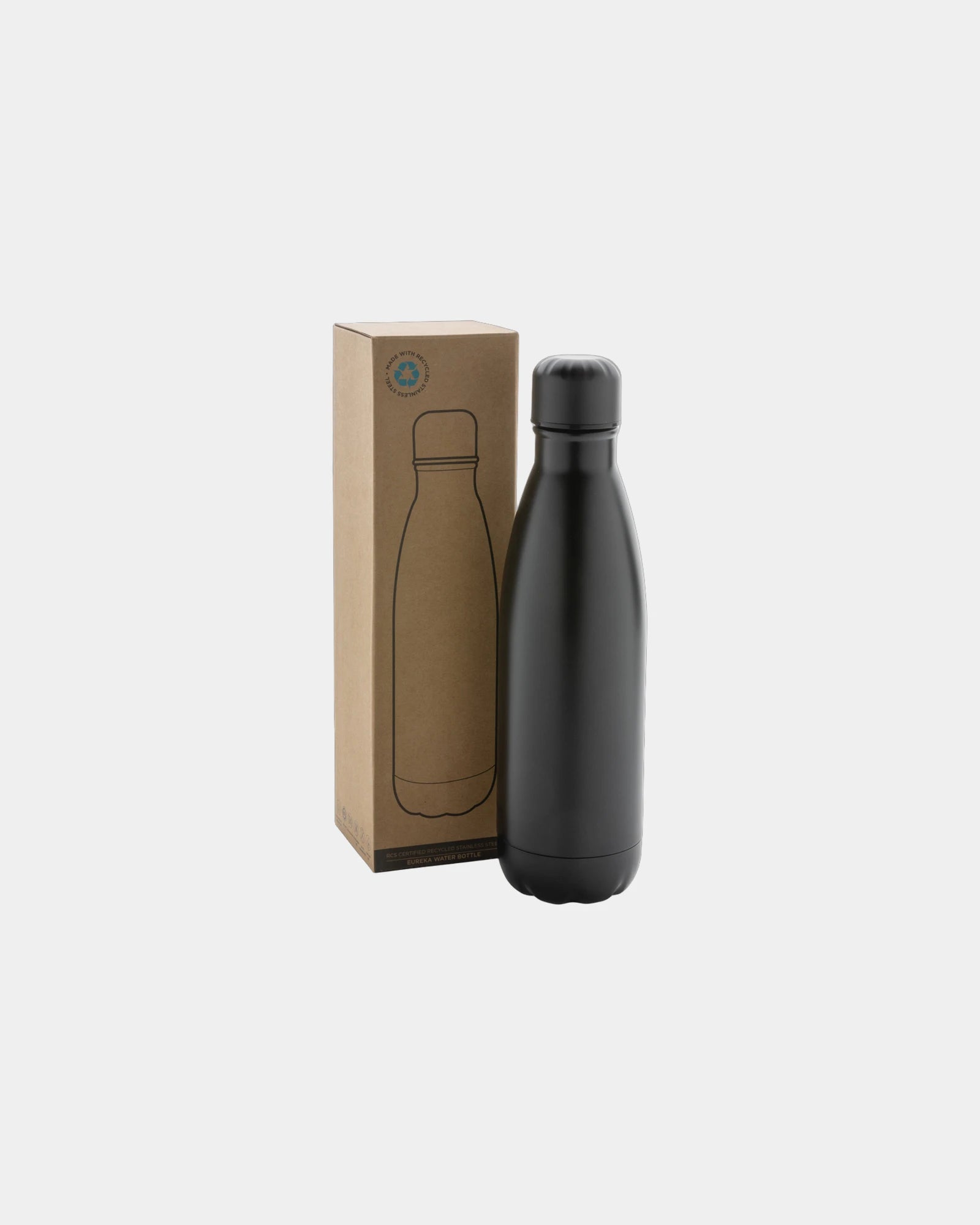 Promotional recycled stainless steel water bottle 500ml - 3