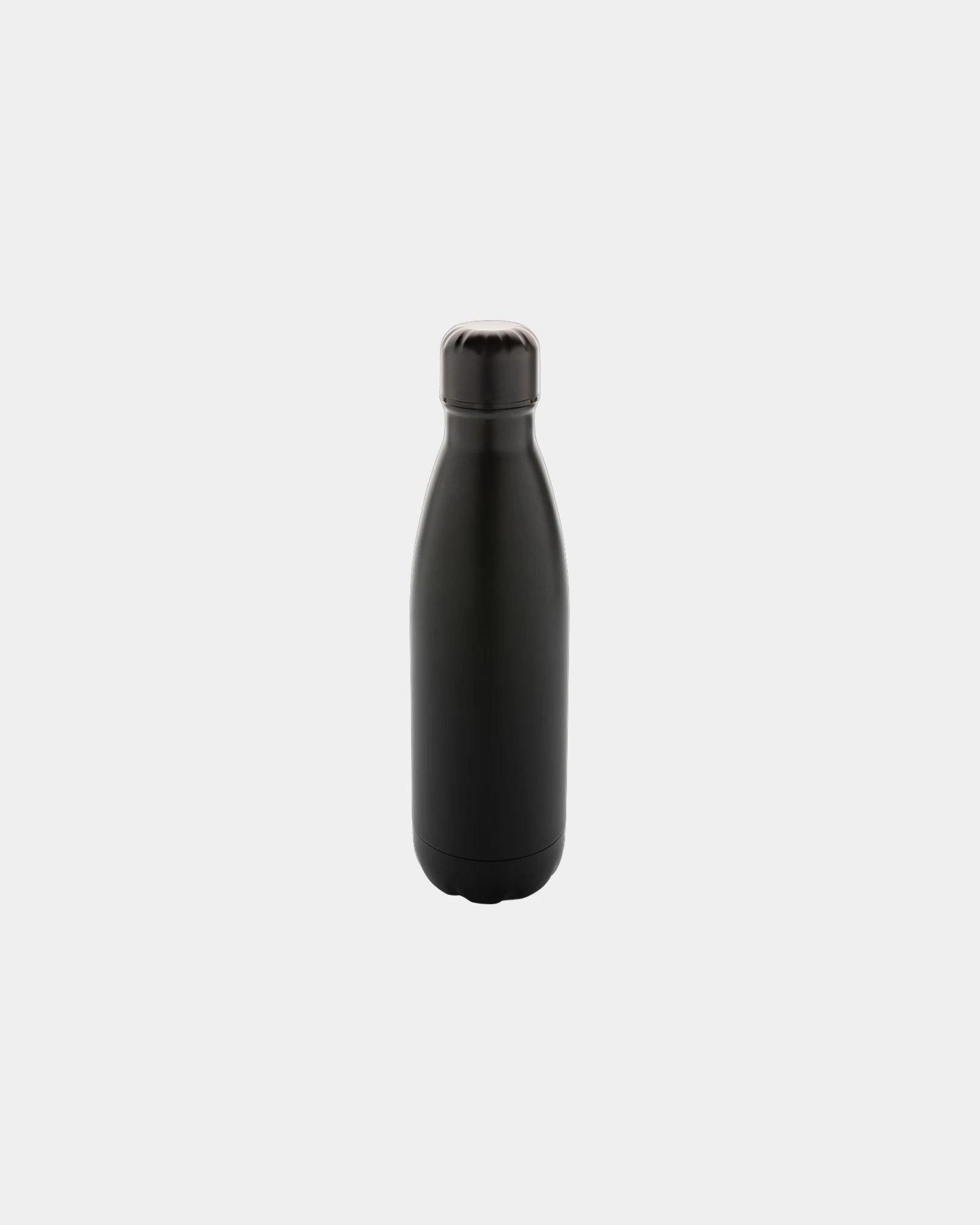Promotional recycled stainless steel water bottle 500ml - Black