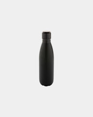 Promotional recycled stainless steel water bottle 500ml - Black