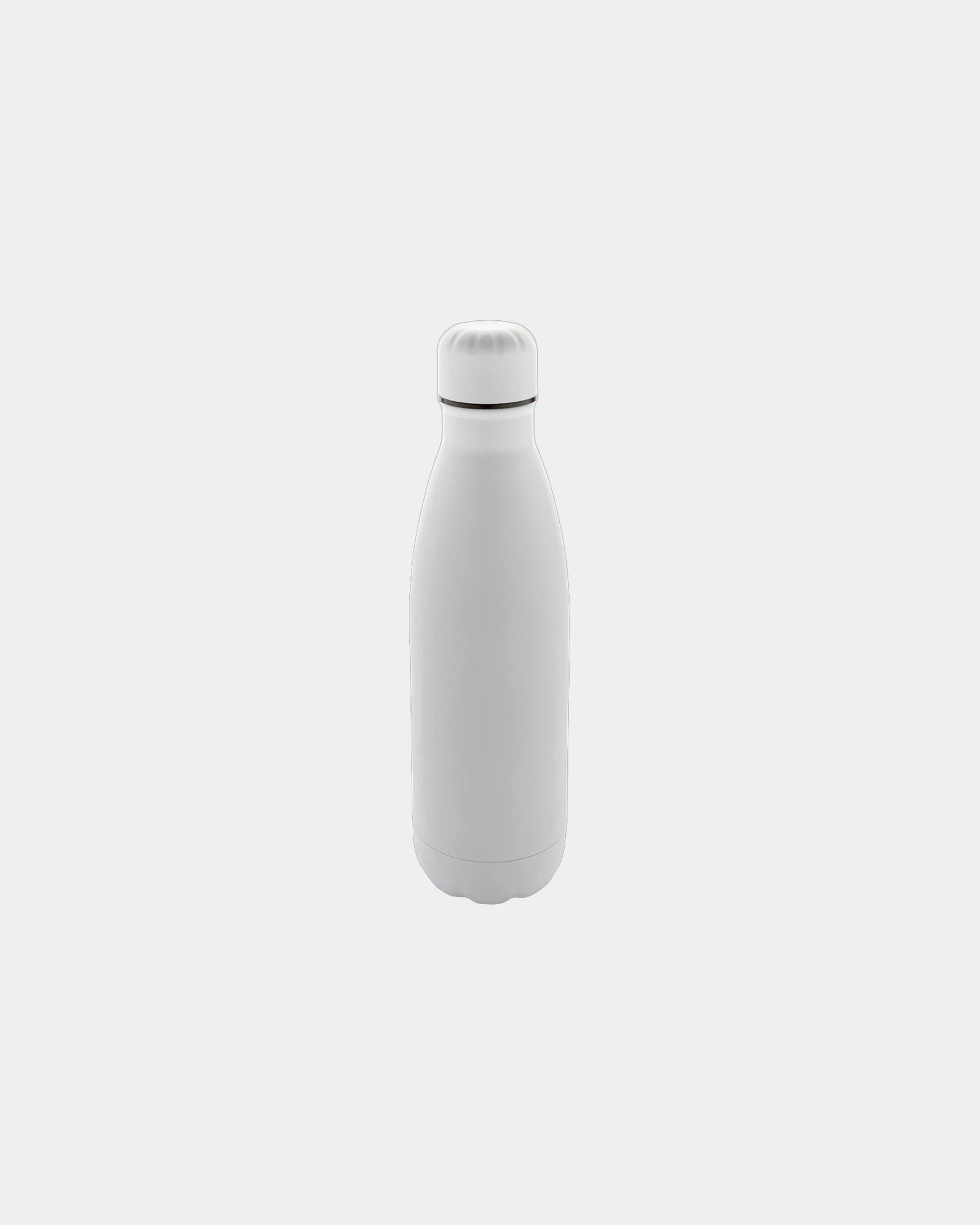 Promotional recycled stainless steel water bottle 500ml - White