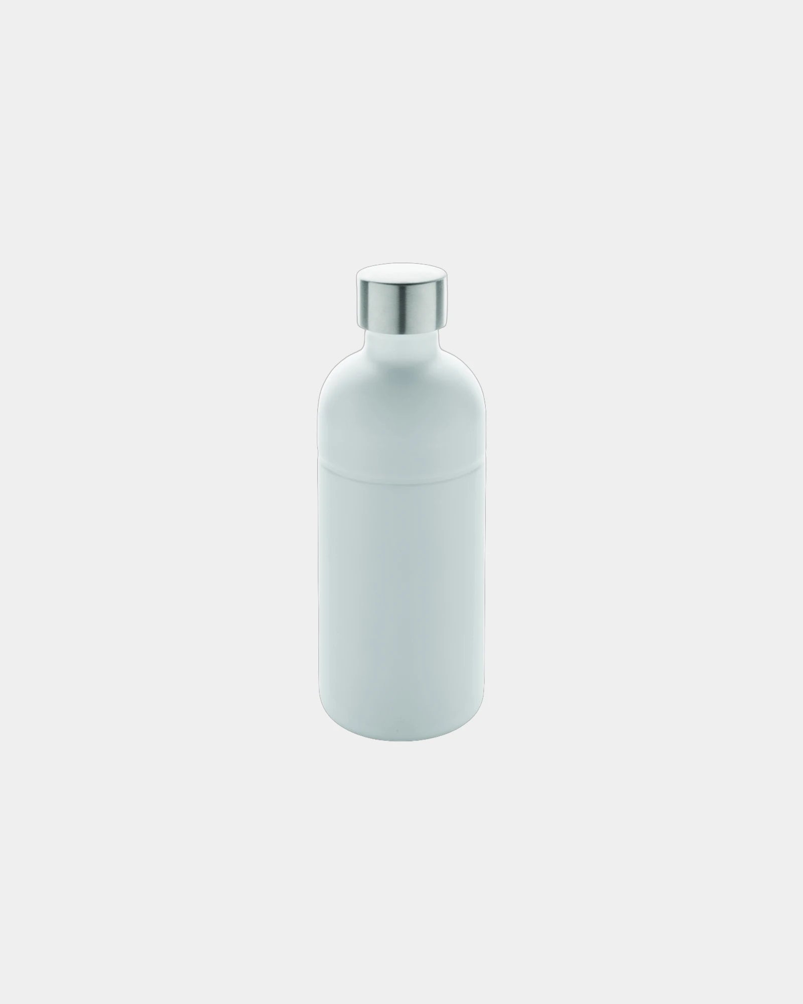 Promotional recycled stainless steel water bottle - White