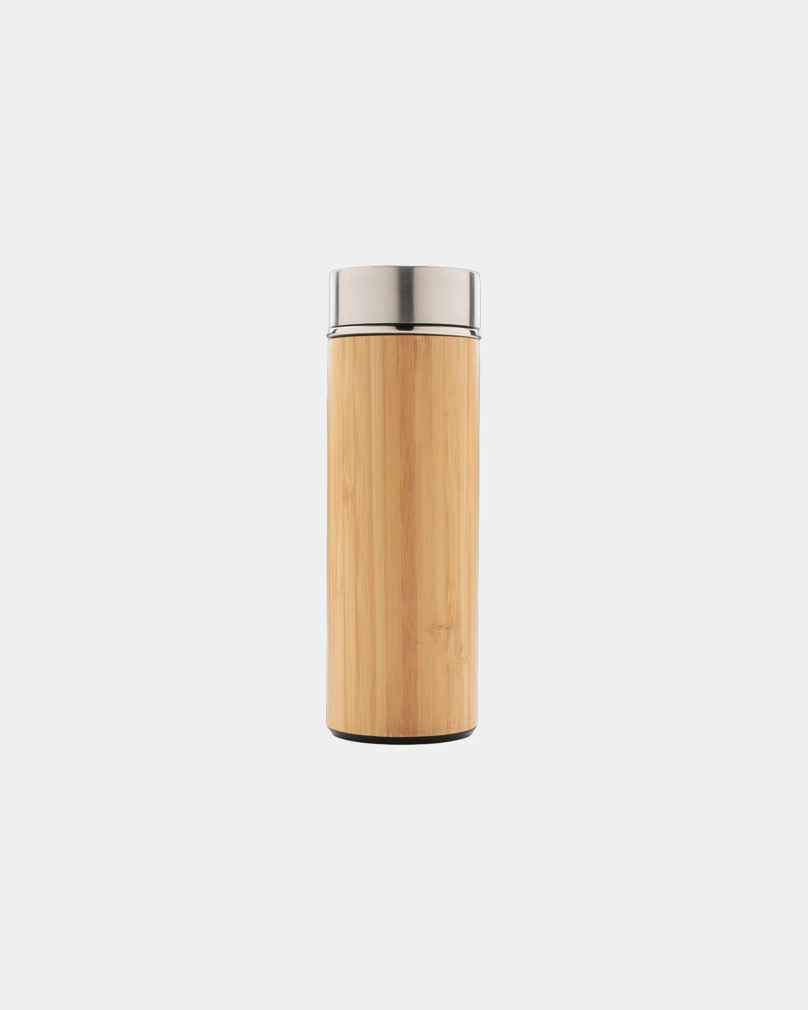 Promotional bamboo insulated water bottle 300ml - 1