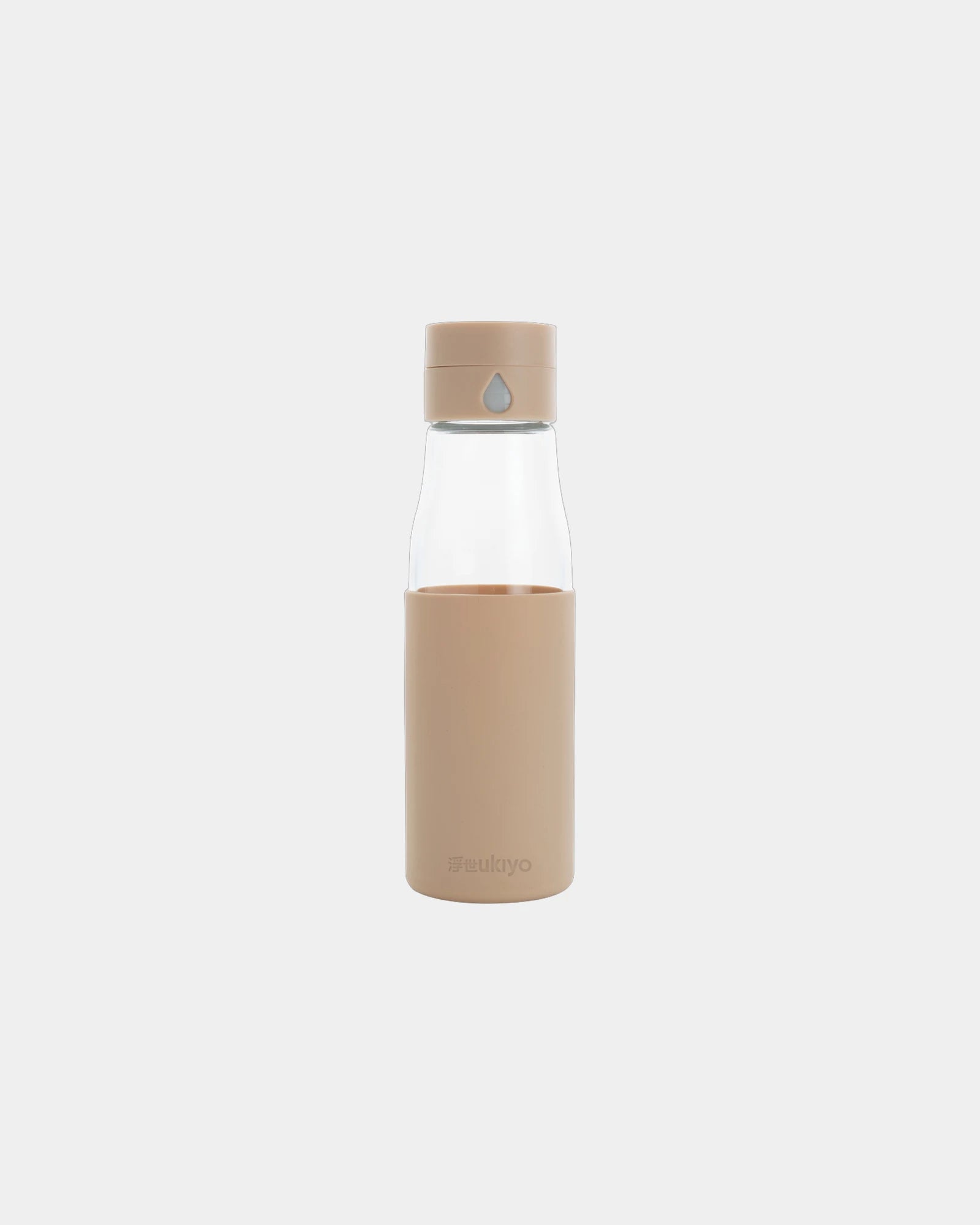 Promotional glass water bottle 600ml Ukiyo - 1