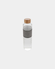 Custom borosilicate glass water bottle 750ml - Transparent