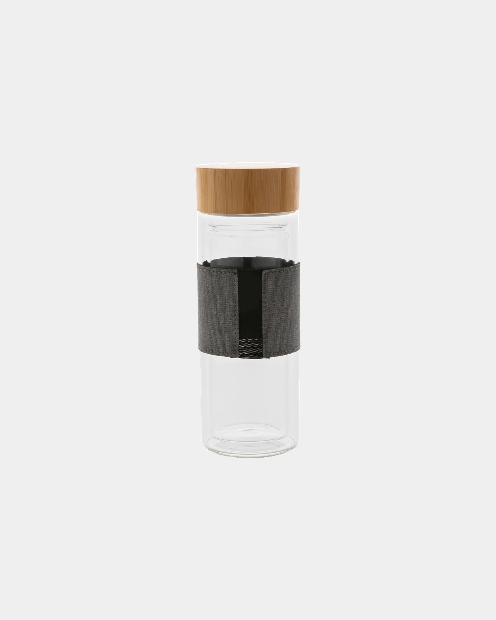 Promotional double-wall glass water bottle 360ml