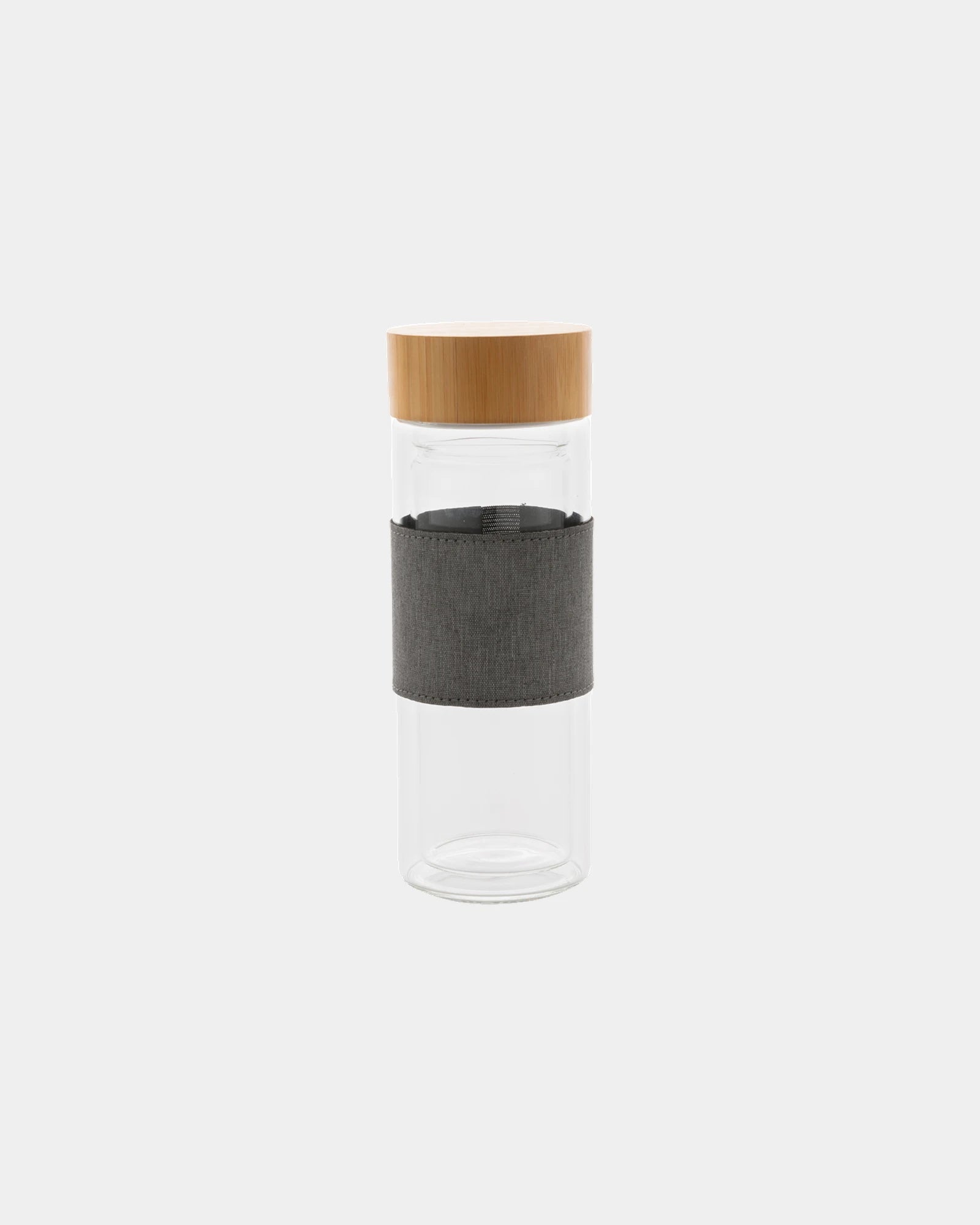 Promotional double-wall glass water bottle 360ml