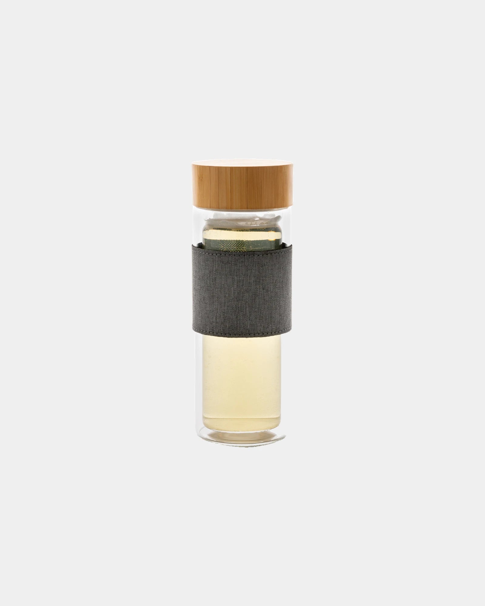 Promotional double-wall glass water bottle 360ml
