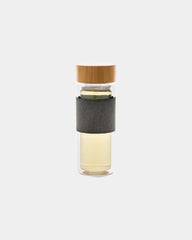 Promotional double-wall glass water bottle 360ml