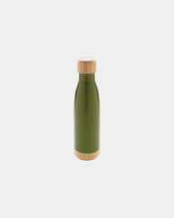 Promotional insulated stainless steel water bottle - Green