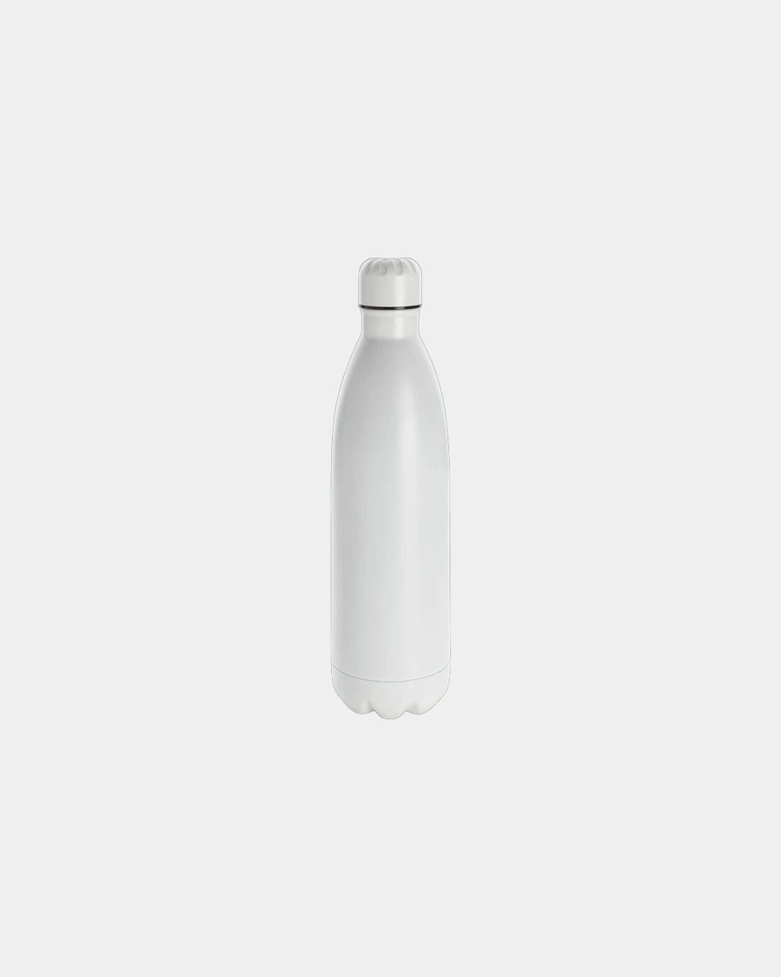 Custom insulated stainless steel water bottle 1L - White