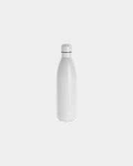 Custom insulated stainless steel water bottle 1L - White