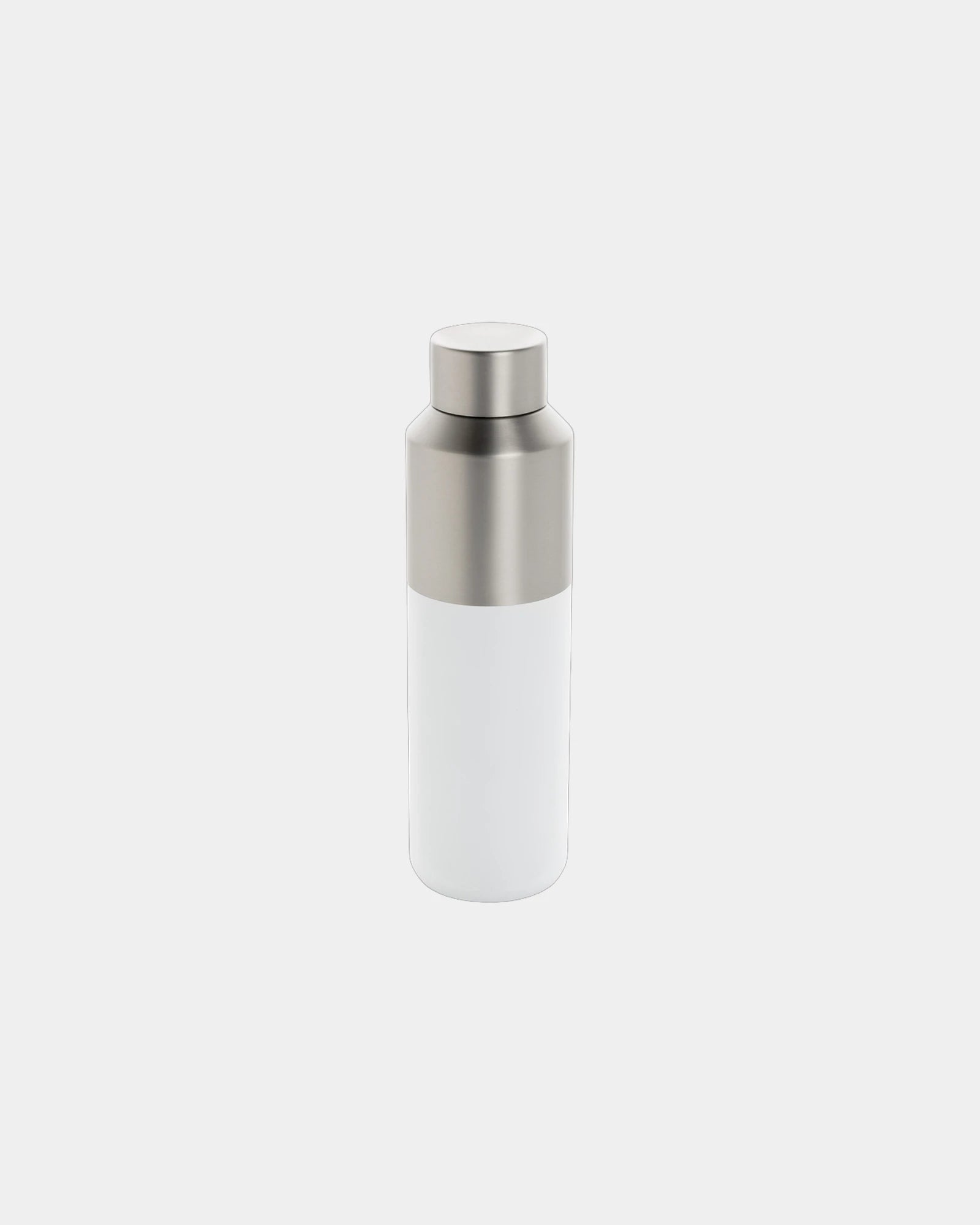 Promotional recycled stainless steel water bottle 600ml - White