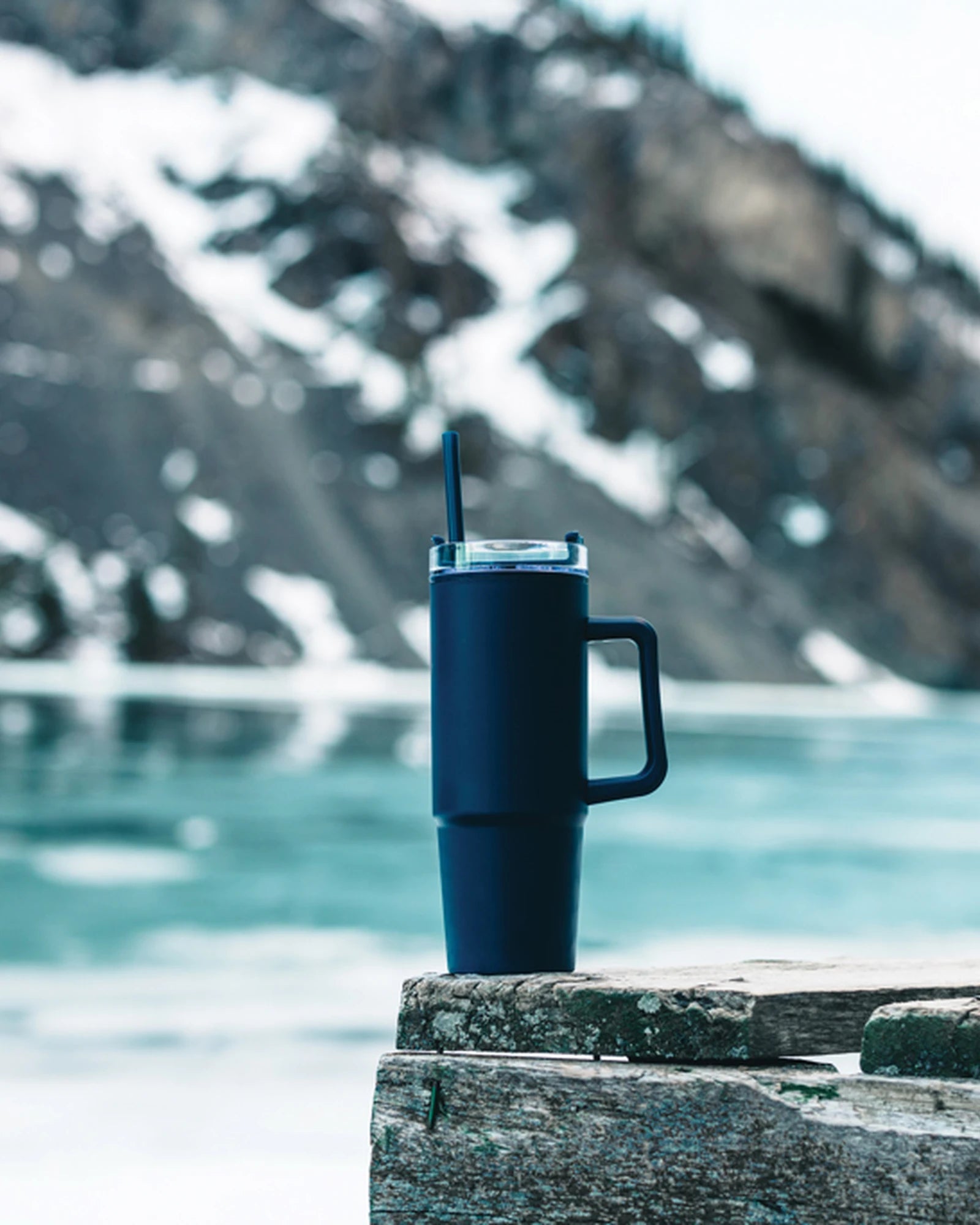 Promotional recycled plastic 750ml mug - 4
