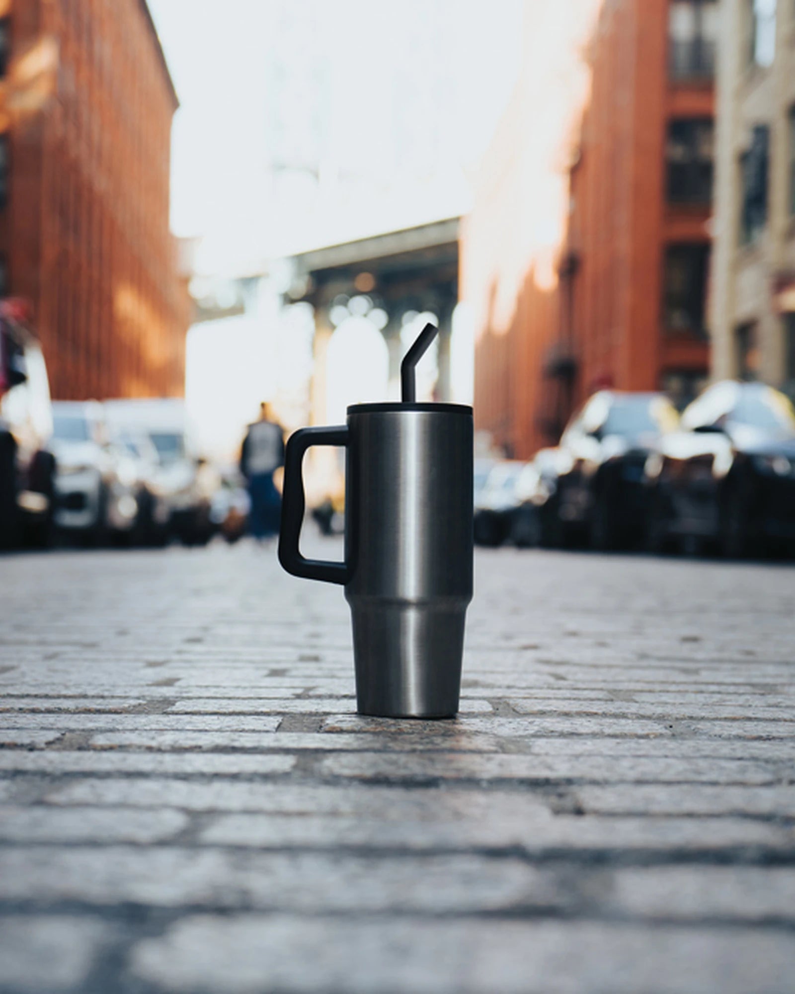 Promotional recycled stainless steel 900ml mug - 14