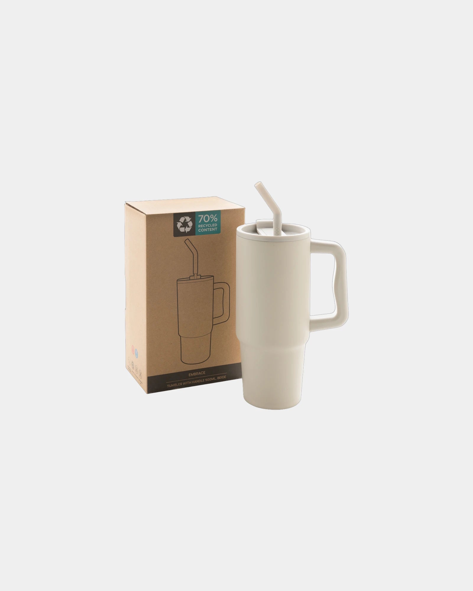 Promotional recycled stainless steel 900ml mug - 41