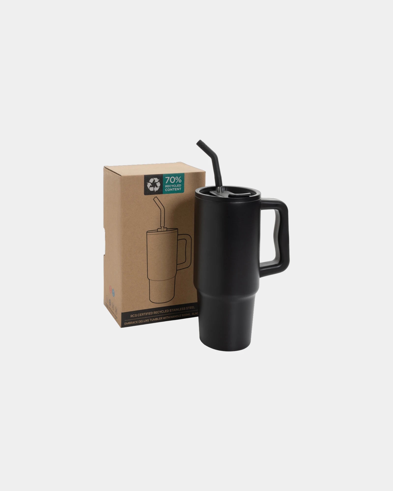 Promotional recycled stainless steel 900ml mug - 2
