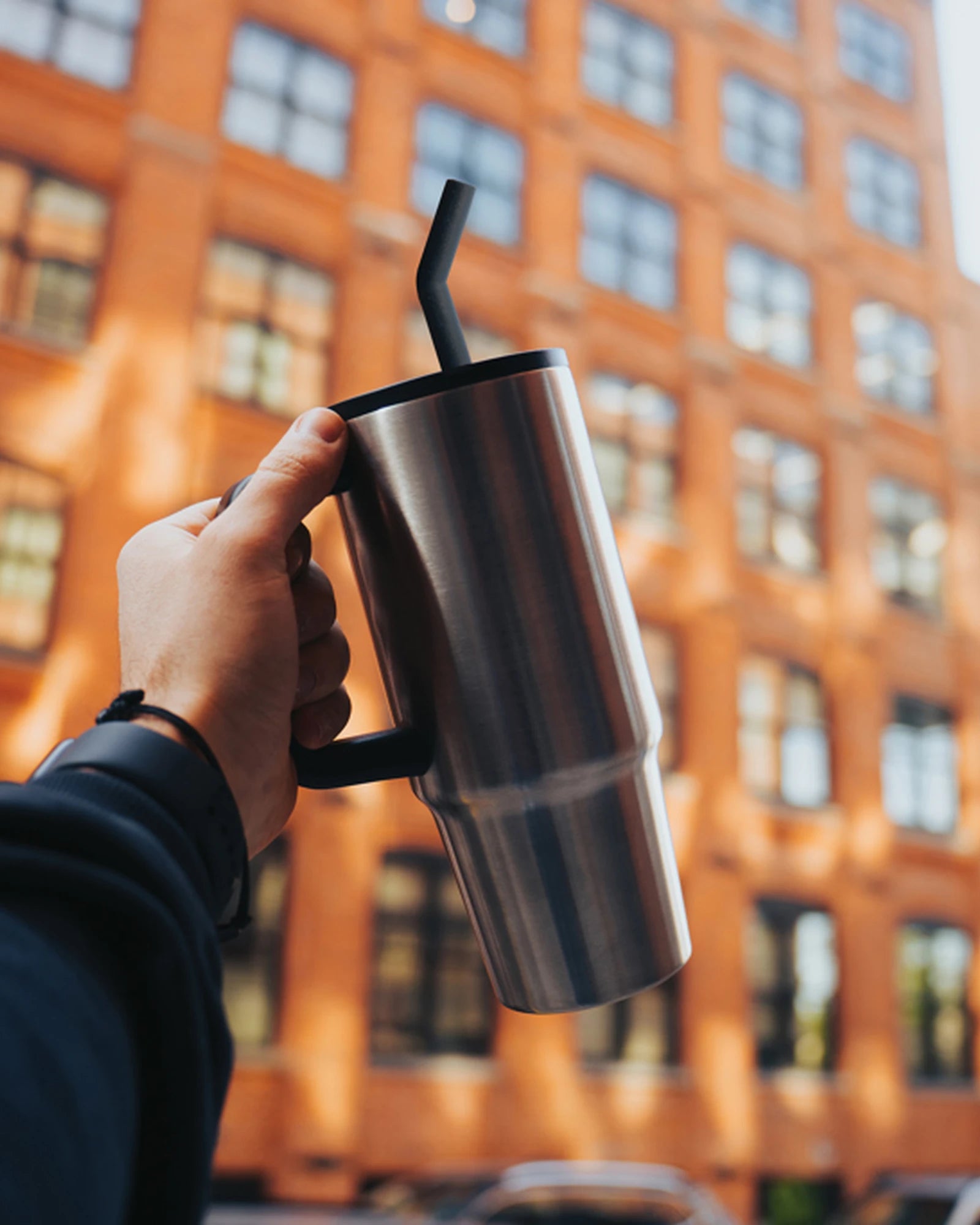Promotional recycled stainless steel 900ml mug - 13
