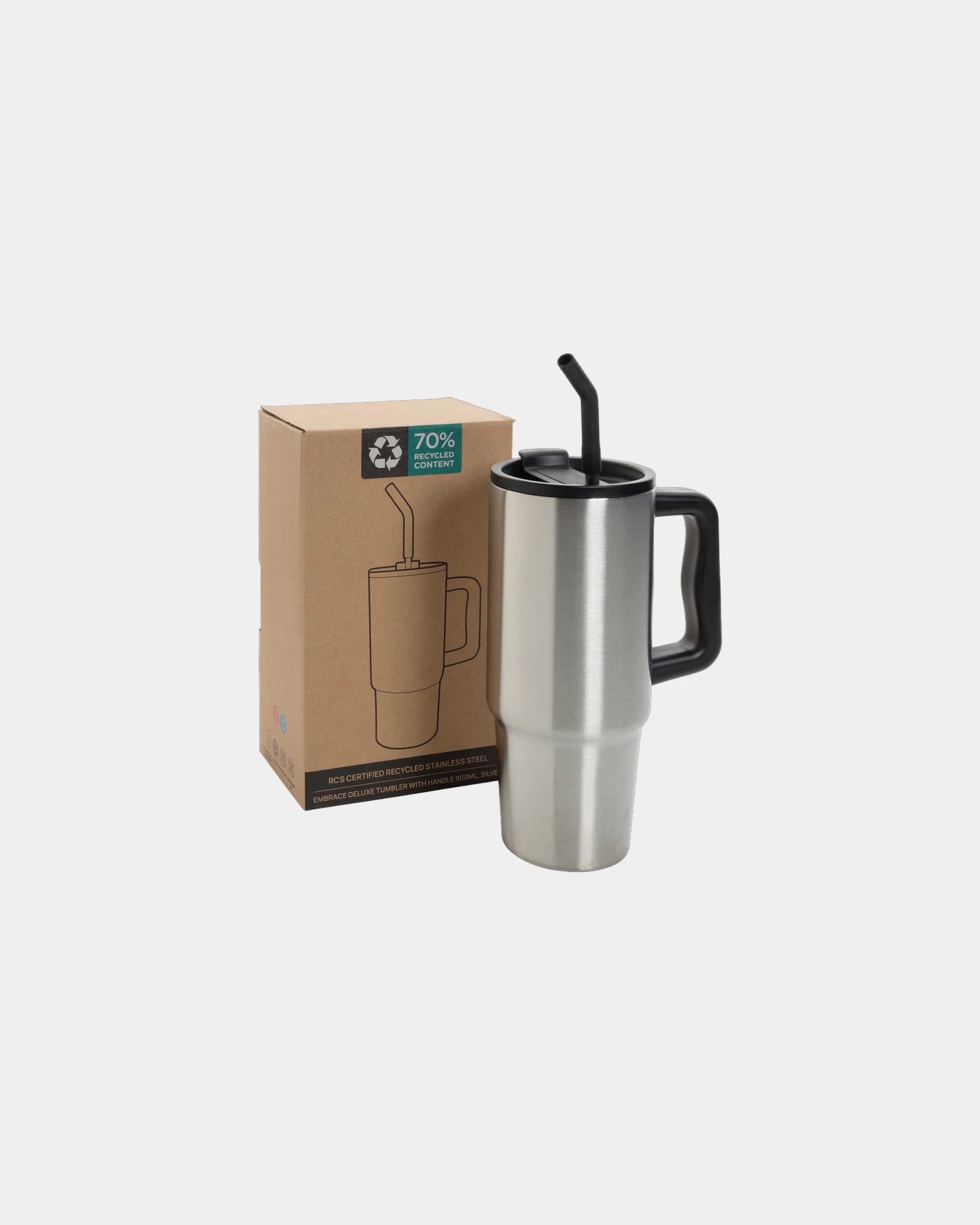 Promotional recycled stainless steel 900ml mug - 9